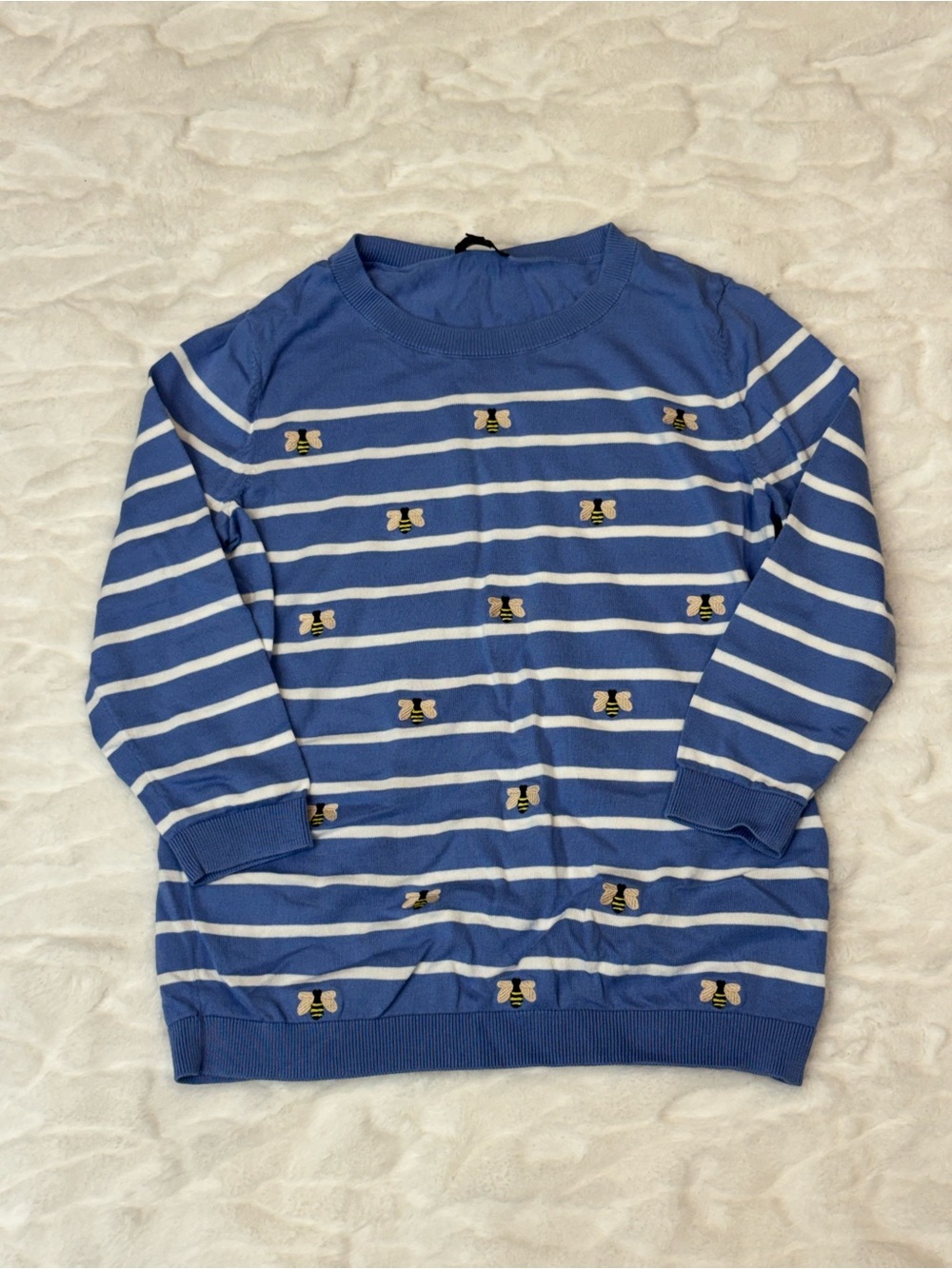 Talbots Striped Bumble Bee Sweater Size Petite Small